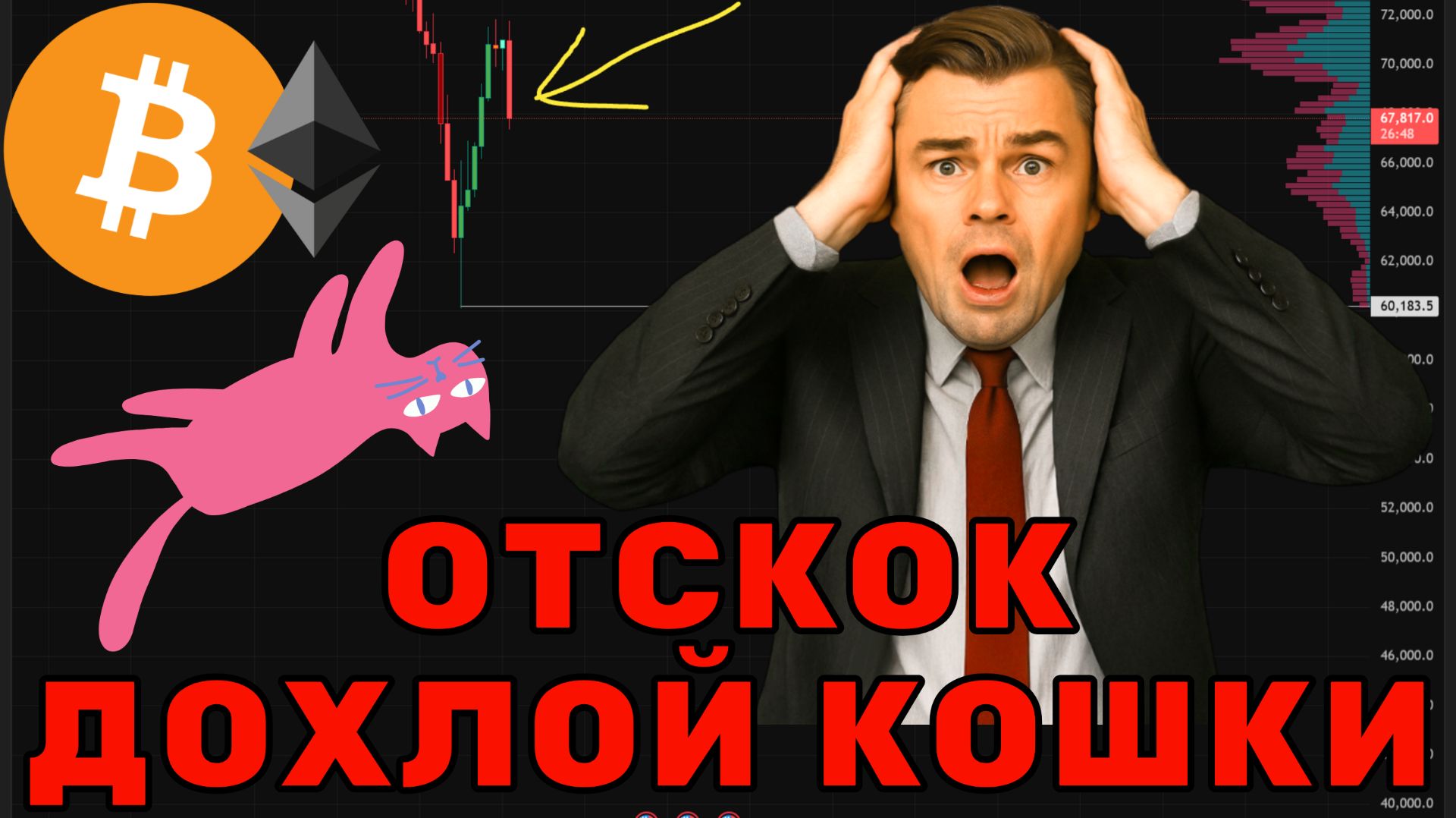 😱 Биткоин держится на соплях. Главное, что ты должен знать сейчас!