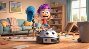 «Робо-скейт и Великий Поглотитель Носков» 🧹🧦🎢