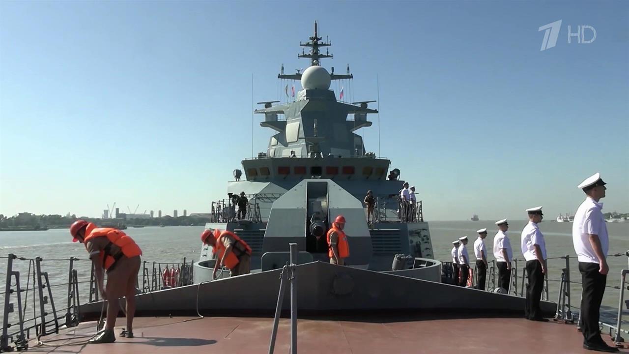 После дальнего похода в Петропавловск-Камчатский вернулся корвет "Гремящий". смотреть онлайн