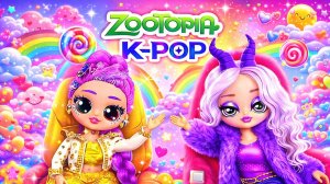 Зверополис 2: Золотой и Пушистый Самолет с Кейпоп Охотницами на Демонов! Поделки для кукол ЛОЛ ОМГ!