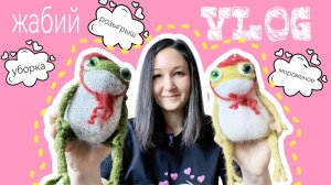Вязальный жабий ВЛОГ, мороженое и уборка! #вязание #игрушки