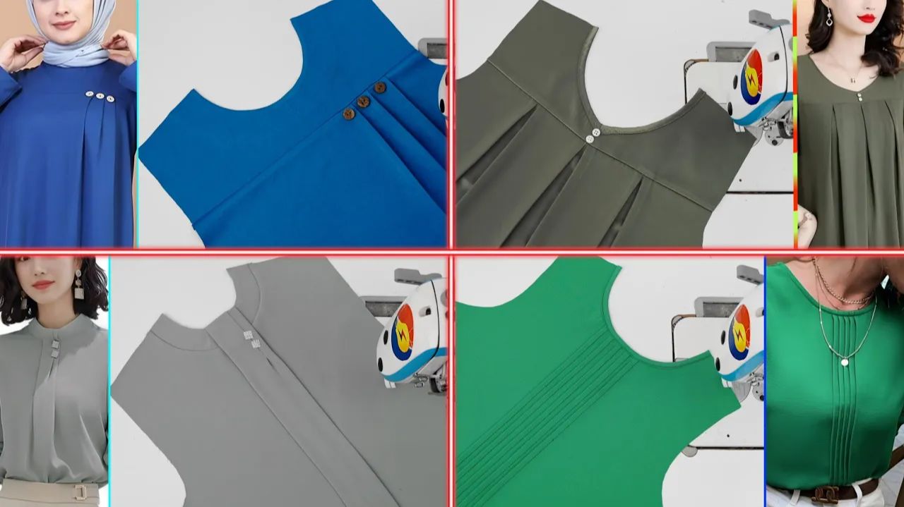 4 техники кройки и шитья с дизайном горловины – идеально подходит для начинающих!