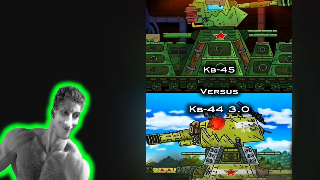 КВ-45 vs КВ-44 3.0 - Эдит - Реакция на Vostok_1edits - Мультики про Танки - Геранд Gerand смотреть онлайн