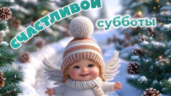 Суббота! Ура! Выходные! Доброе февральское утро. Шикарная музыкальная открытка с песней. смотреть онлайн