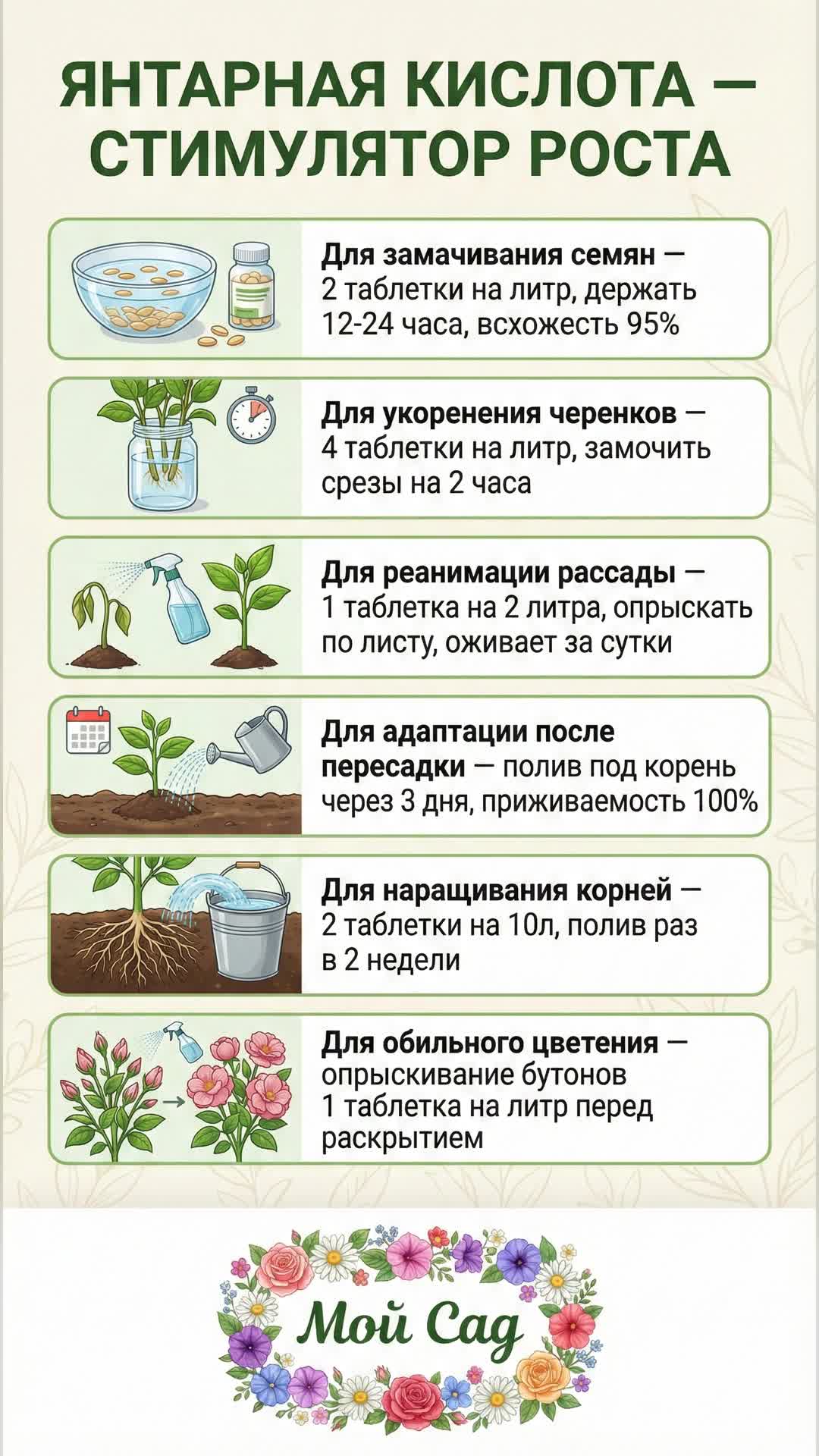 Как янтарная кислота ускорит рост ваших растений смотреть онлайн
