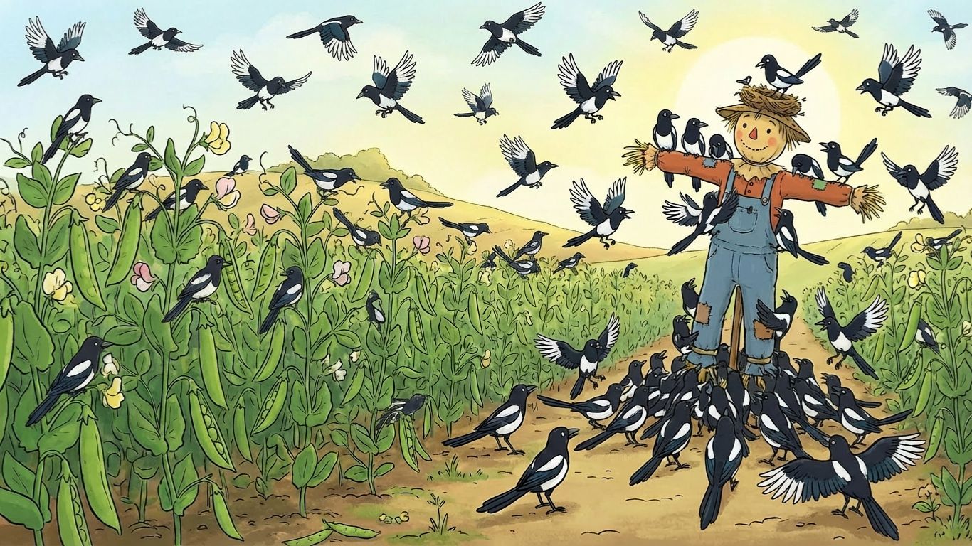 ДЕТСКАЯ СКОРОГОВОРКА(сорок сорок воровали горох)