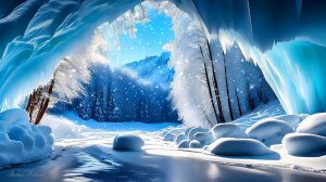 НЕВЕРОЯТНО КРАСИВАЯ УСПОКАИВАЮЩАЯ МУЗЫКА ДЛЯ СНА 🎵 РАССЛАБЛЯЮЩАЯ МУЗЫКА ДЛЯ ДУШИ В ЛЕДЯНОЙ ПЕЩЕРЕ