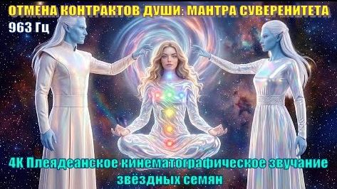 ✨ ОТМЕНА КОНТРАКТОВ ДУШИ: ПЛЕЯДЕАНСКАЯ МАНТРА СУВЕРЕНИТЕТА | 963 Гц ✨ смотреть онлайн