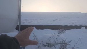 50 тонн снега на крыше коровника