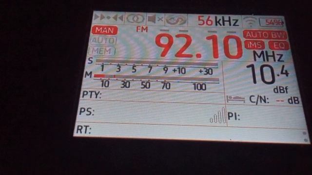 Радио России (Билярск) 92.1 МГц (тропо, ~200 км)