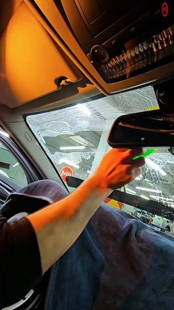 Мойка М3. Тонировка полоски лобового