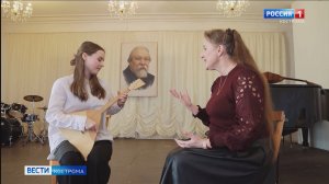 Юной костромичке пришлась по душе балалайка от вице-премьера России