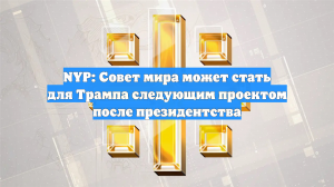NYP: Совет мира может стать для Трампа следующим проектом после президентства