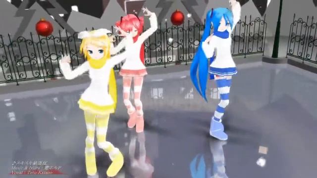 Teto Kasane - Like-Love Climaxitis (Cover) (Miku Hatsune & Rin Kagamine Dance) смотреть онлайн