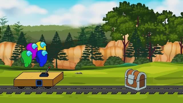 АМОГУСЫ против паровозика ЧУ-ЧУ и СЕКРЕТНОГО ГЕРОЯ, АНИМАЦИЯ смотреть онлайн