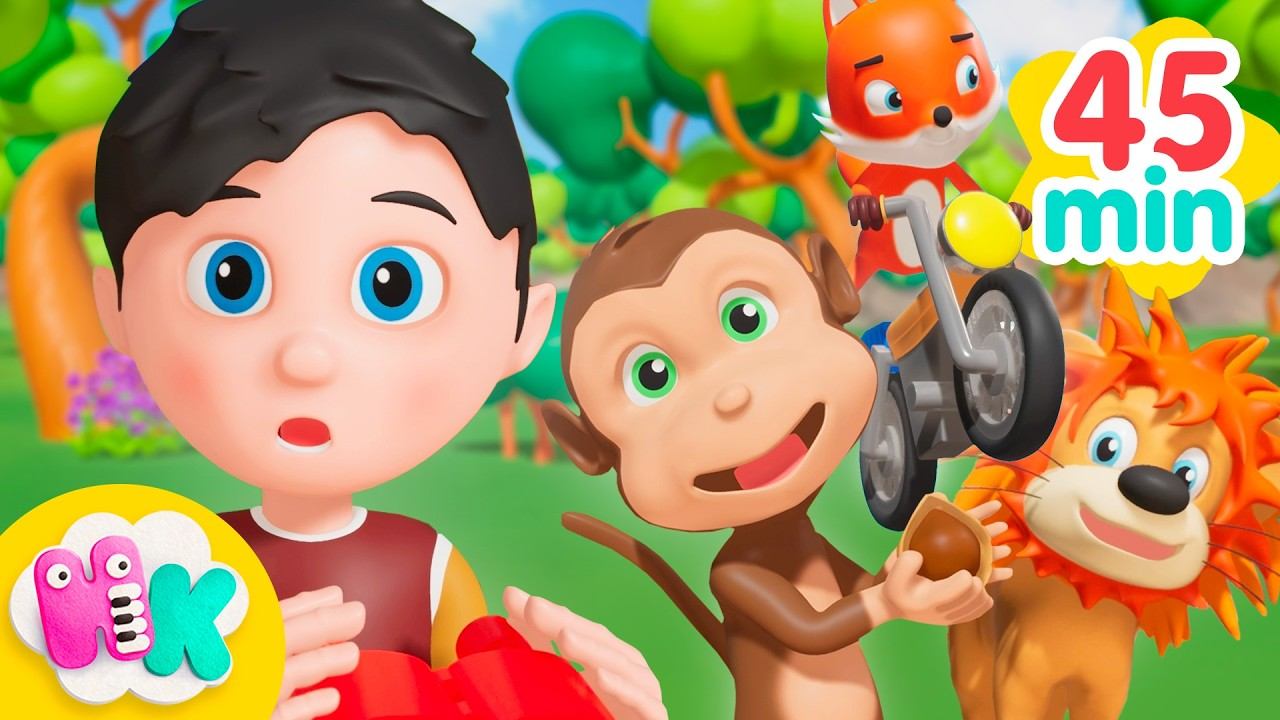 Los Animales Improbables Vi dos osos Canciones para Niños | HeyKids - Canciones infantiles смотреть онлайн