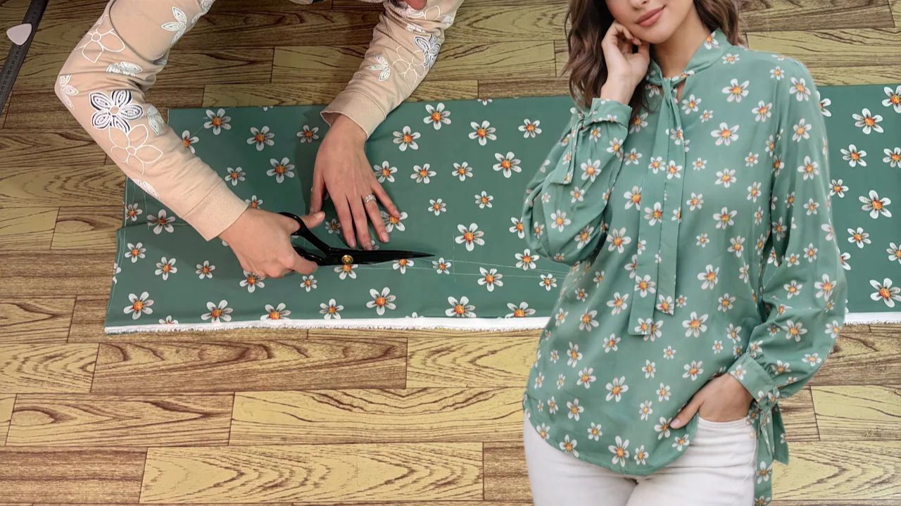 Крой и пошив блузки