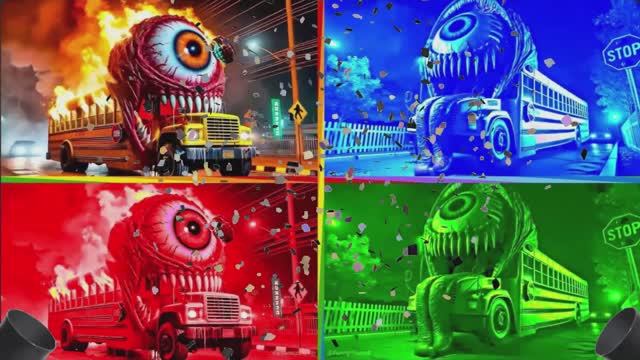 ШКОЛЬНЫЙ АВТОБУС В РИТМЕ! 🎶 МУЛЬТИКИ: танцуем под «COFFIN DANCE»! 🕺️ Веселье на колёсах смотреть онлайн