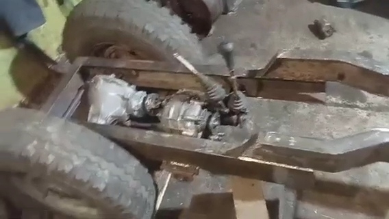 Мой новый мини трактор колея 70см (Реконструкция решил переделать раму)