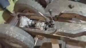 Мой новый мини трактор колея 70см (Реконструкция решил переделать раму)