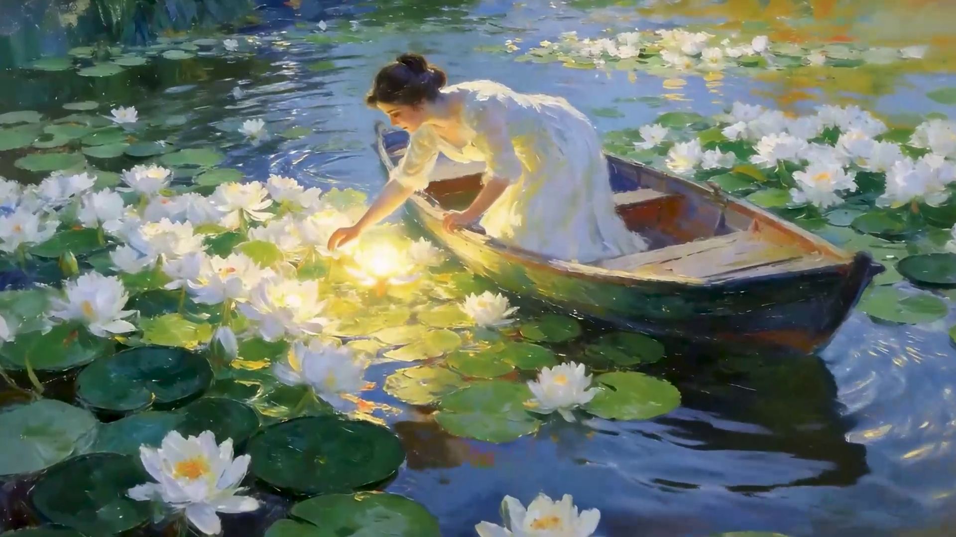 Визуальные поэмы - Клод Моне "Шепот реки" смотреть онлайн