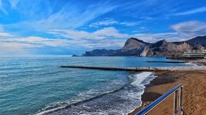 Судак сегодня, весенний день в феврале. Крым на Ладони