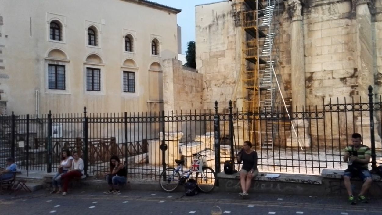 Монастираки, Афины, вечер Июнь 2016 года