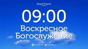 8.02.26 в 9:00 - 1-е Воскресное Богослужение / в 12:00 - 2-е Воскресное Богослужение