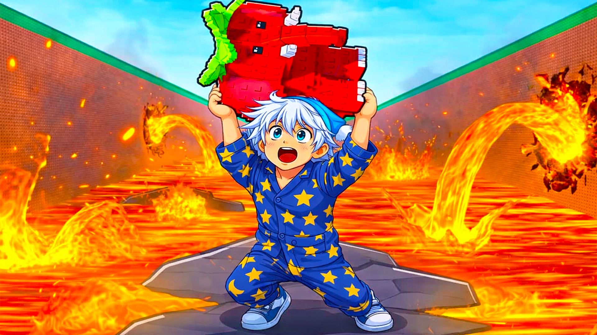 😱ПОЛ ЭТО ЛАВА УКРАДИ БРЕЙНРОТ SURVIVE LAVA FOR BRAINROTS в Роблокс