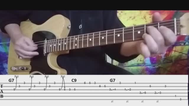 Blues in G(tab,backing track) смотреть онлайн