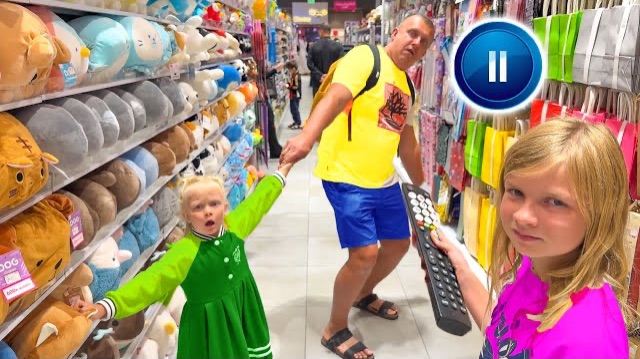 СОФИЯ И НИКА ПОСТАВИЛИ ПАПУ НА ПАУЗУ. СОФУНЬЯ ШАЛУНЬЯ смотреть онлайн