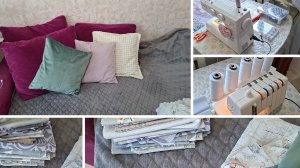 Соскучилась по шитью🪡🧵..Реставрация подушек..🧵🪡