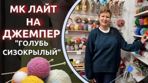 МК ЛАЙТ на джемпер "Голубь Сизокрылый"