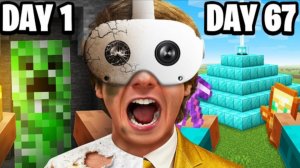 Mr.BEAST (МИСТЕР БИСТ) 100 ЧАСОВ В VR В МАЙНКРАФТ, НОВОЕ ВИДЕО ПРО МАЙНКРАФТ 2026