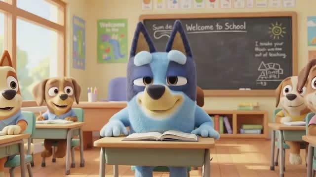 Блюи и Бинго мультик про собак про животных сказка развивашка Блуи смотреть онлайн