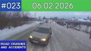 ДТП. Подборка на видеорегистратор за 06.02.2026 Февраль 2026 Ч.2