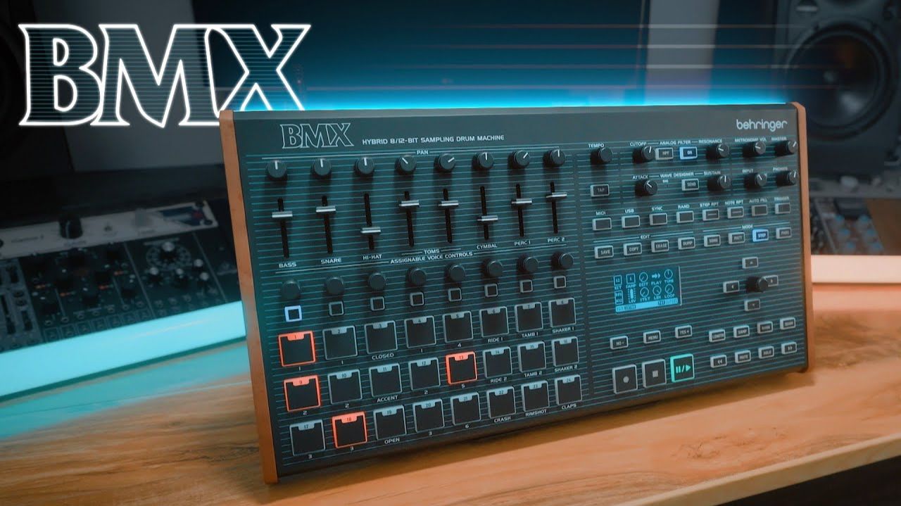 Behringer BMX: 1980s Drum Machine that Brings Timeless Grooves Back to Life смотреть онлайн