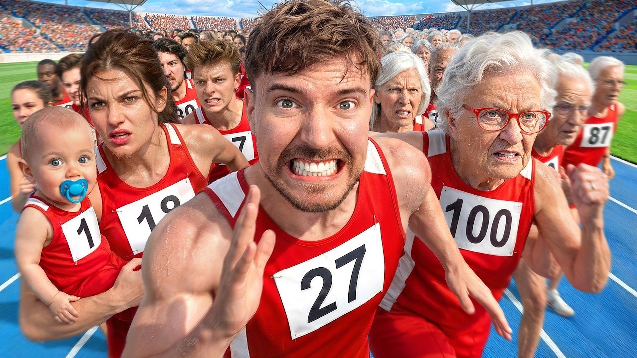 Люди всех возрастов участвуют в гонке за $250,000. Мистер Бист смотреть онлайн