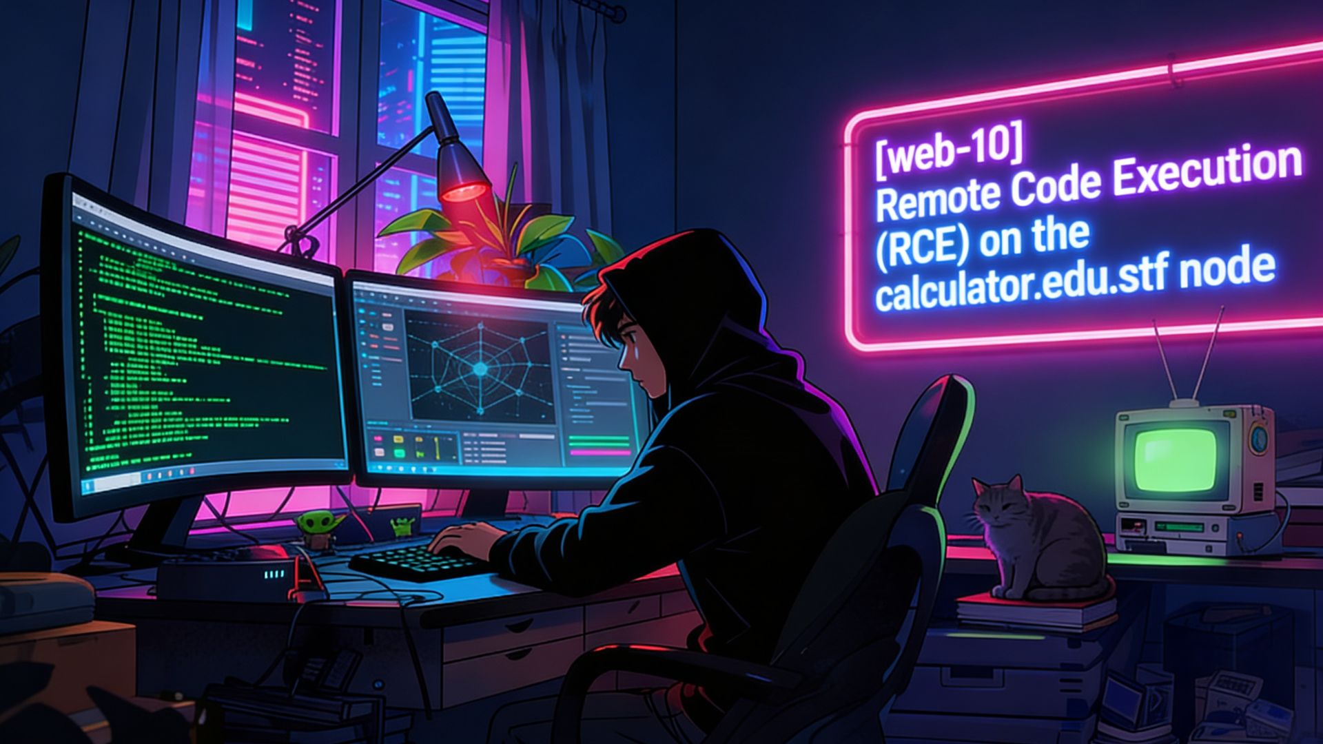 [web-10] Удаленное выполнение кода (RCE) на узле calculator.edu.stf