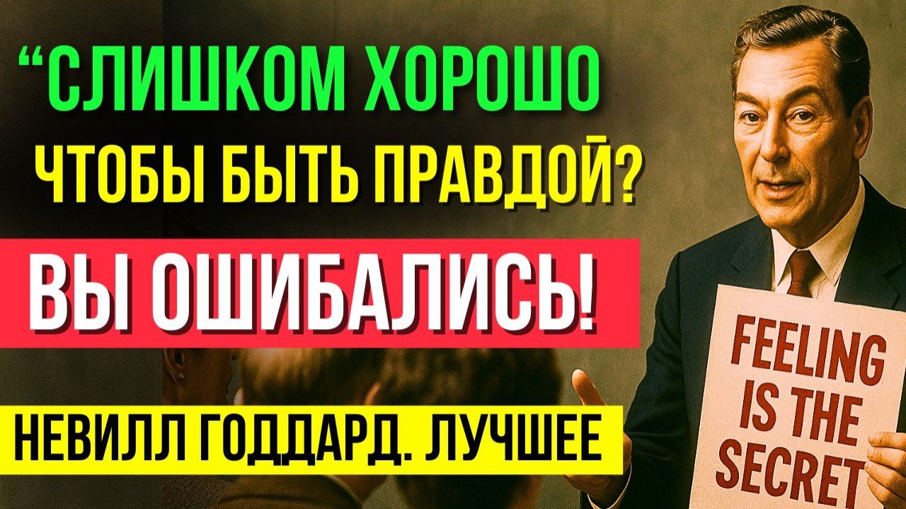 НЕВИЛЛ ГОДДАРД: Это СКРЫТОЕ ОГРАНИЧЕНИЕ БЛОКИРУЕТ ТВОЕ ИЗОБИЛИЕ🔥
