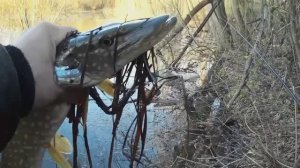 Рыбалка. Пермский край. р. Мулянка. Щука на червяка.