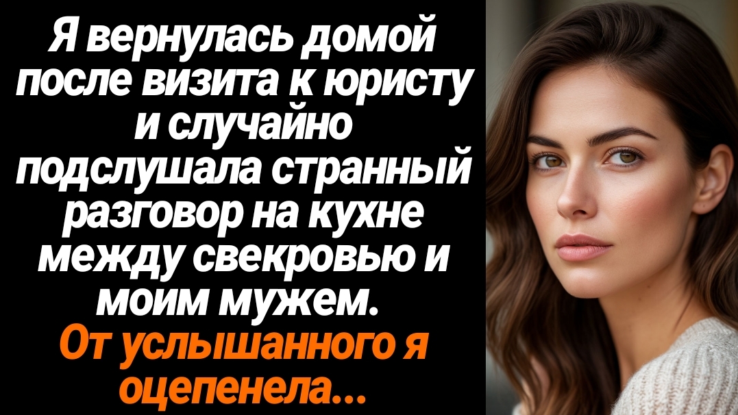 Жизненные Истории/Я вернулась домой после визита к юристу и случайно подслушала разговор свекрови с смотреть онлайн