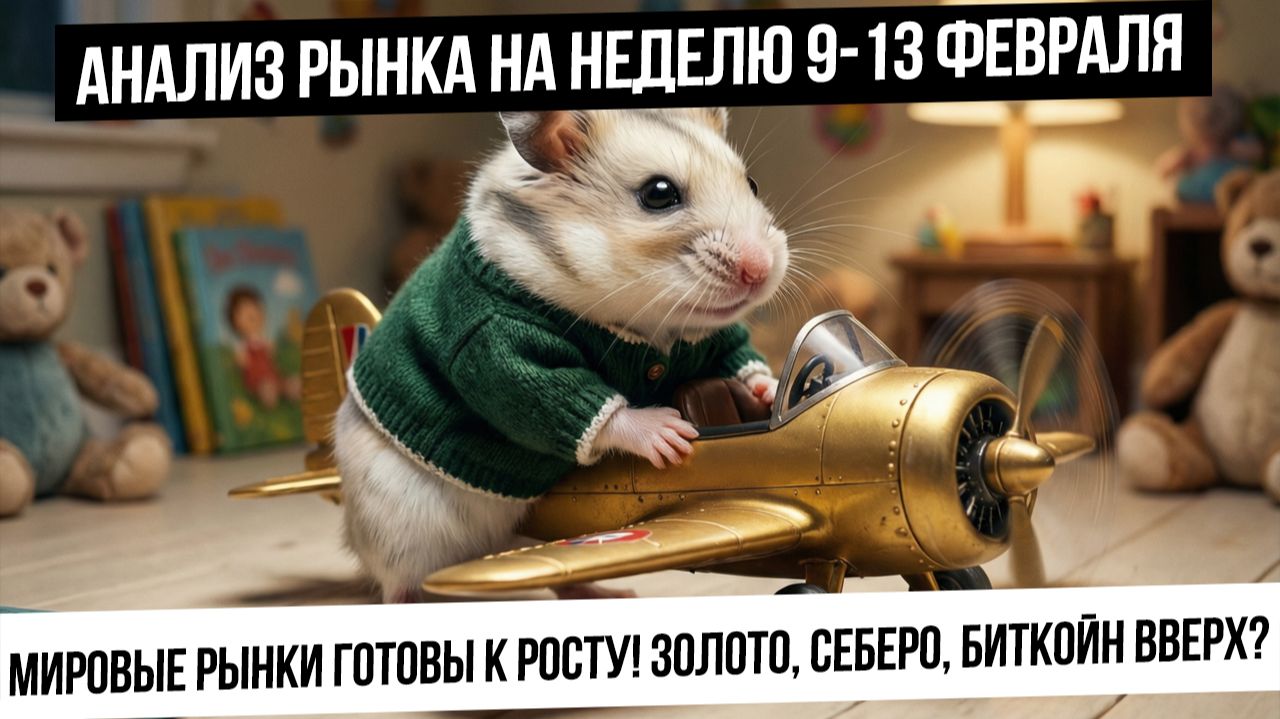 Анализ рынка на неделю 9-13 февраля. Металлы и биткойн продолжат рост? IRUS снова будет расти! смотреть онлайн