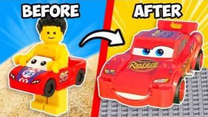 ЛЕГО Распаковываем ВСЕХ персонажей из «Тачек» в LEGO...