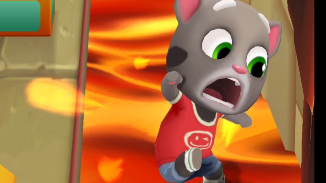 Говорящий Том бег за золотом.Бегите, прыгайте и мчитесь с Говорящим Томом в увлекательной погоне за