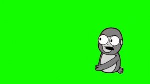 Monke бежит футаж