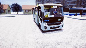 PROTON BUS SIMULATOR | VECTOR NEXT | По зимней трассе