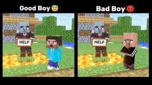 ПЛОХИШЬ ПРОТИВ ДОБРЯКА! МАЙКРАФТ МУЛЬТИК ПОДБОРКА ПРИКОЛОВ TIK TOK РЕАКЦИЯ