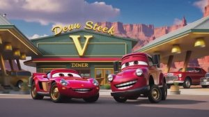 Монстр Трак Мэттер и молния маквин на ринге соревнуются спасают мир гонки тачки синий красный песни