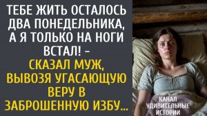 Истории из жизни Тебе жить осталось два понедельника, а я только на ноги встал! - сказал муж, вывозя